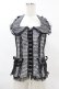 画像1: TRIPP NYC / BO PEEP HALTER CORSET S 黒×白 H-25-06-25-1043-0-TO-KB-ZH (1)