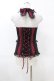 画像2: TRIPP NYC / BO PEEP HALTER CORSET S 黒×赤 H-25-06-25-1045-0-TO-KB-ZH (2)