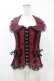 画像1: TRIPP NYC / BO PEEP HALTER CORSET XS 黒×赤 H-25-06-25-1046-0-TO-KB-ZH (1)
