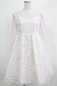 MILK / アレンデールドレス  パウダーピンクスノー H-25-06-25-052-ML-OP-KB-ZH