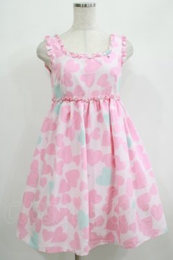 画像1: MILK / ロックンハートベビードール  ピンク×サックス H-25-06-25-056-ML-OP-KB-ZH