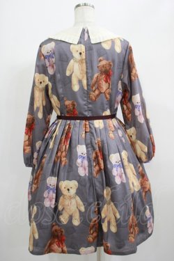 画像3: Leur Getter / Teddy Friends袖付きワンピース トールサイズ(L) グレー H-25-06-25-007-LU-OP-KB-ZH