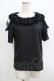 画像1: MR corset / レースフリルトップス  黒 H-25-06-25-070-PU-TO-KB-ZH (1)