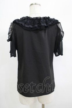 画像3: MR corset / レースフリルトップス  黒 H-25-06-25-070-PU-TO-KB-ZH