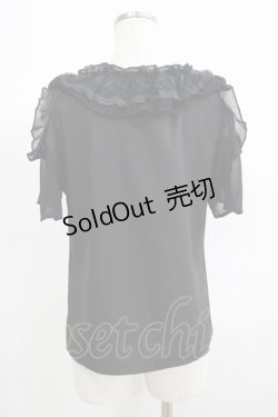 画像3: MR corset / レースフリルトップス  黒 H-25-06-25-070-PU-TO-KB-ZH