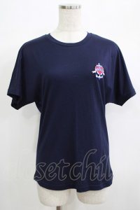 Jean Paul GAULTIER / ワッペン刺繍カットソー 38 ネイビー H-25-06-25-071-GO-TO-KB-ZH