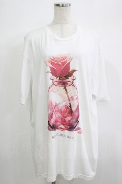 画像1: NieR Clothing / プリントCOTTON CUTSEW XL 白 H-25-06-25-072-PU-TO-KB-ZH