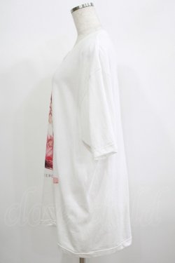 画像2: NieR Clothing / プリントCOTTON CUTSEW XL 白 H-25-06-25-072-PU-TO-KB-ZH