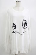NieR Clothing / プリントSWEAT  2XL 白 H-25-06-25-074-PU-TO-KB-ZH