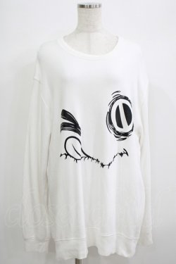 画像1: NieR Clothing / プリントSWEAT  2XL 白 H-25-06-25-074-PU-TO-KB-ZH