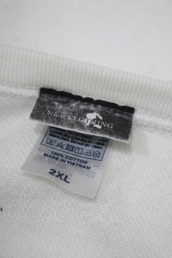 画像4: NieR Clothing / プリントSWEAT  2XL 白 H-25-06-25-075-PU-TO-KB-ZH