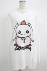 NieR Clothing / COTTON LONG CUTSEW XL 白 H-25-06-25-076-PU-TO-KB-ZH