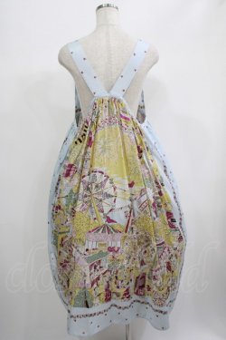 画像3: Jane Marple / La fete foraineエプロンドレス  サックス H-25-06-25-015-JM-OP-KB-ZH