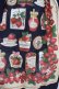 画像4: Jane Marple / Strawberry label scarfのタブリエドレス  ネイビー H-25-06-25-022-JM-OP-KB-ZH