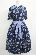 Jane Marple / Bonjour Millefleursのコレットドレス  ネイビー H-25-06-25-025-JM-OP-KB-ZH
