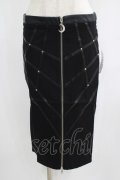 Restyle / BONDED TO THE MOON SKIRT M ブラック H-25-06-26-029-GO-SK-KB-ZH