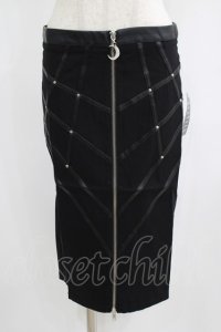 Restyle / BONDED TO THE MOON SKIRT M ブラック H-25-06-26-029-GO-SK-KB-ZH