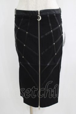 画像1: Restyle / BONDED TO THE MOON SKIRT M ブラック H-25-06-26-029-GO-SK-KB-ZH