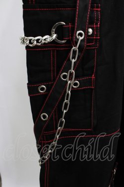 画像3: TRIPP NYC / ELECTRO PANT XL ブラック×ピンク H-25-06-26-030-PU-PA-KB-ZH