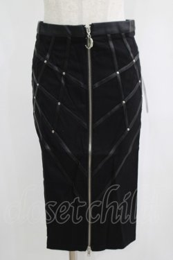 画像1: Restyle / BONDED TO THE MOON SKIRT S ブラック H-25-06-26-031-GO-SK-KB-ZH
