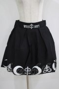 Restyle / SYMBOL SKIRT L ブラック×ホワイト H-25-06-26-004-GO-SK-KB-ZH