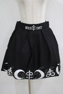 画像1: Restyle / SYMBOL SKIRT L ブラック×ホワイト H-25-06-26-004-GO-SK-KB-ZH