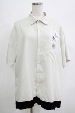 画像1: MILKBOY / SHOPPING DAY SHIRTS  ストーン×ブラック H-25-06-26-036-MB-BL-KB-ZH