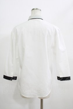 画像3: MILKBOY / ドットカラータイ付ブラウス  白 H-25-06-26-037-MB-BL-KB-ZH
