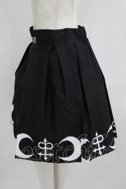 画像2: Restyle / SYMBOL SKIRT L ブラック×ホワイト H-25-06-26-004-GO-SK-KB-ZH