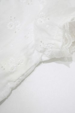 画像5: MILK / カットワークブラウス  白 H-25-06-26-039-ML-BL-KB-ZH