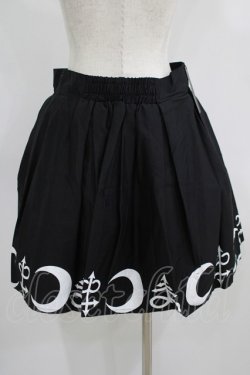 画像3: Restyle / SYMBOL SKIRT L ブラック×ホワイト H-25-06-26-004-GO-SK-KB-ZH