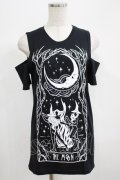 Restyle / WITCHES CHANT cold shoulder tops XS ブラック H-25-06-26-043-GO-TO-KB-ZH