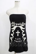 MORPH8NE / WORSHIPワンピース  ブラック H-25-06-26-044-PU-OP-KB-ZH