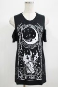 Restyle / WITCHES CHANT cold shoulder tops XS ブラック H-25-06-26-045-GO-TO-KB-ZH