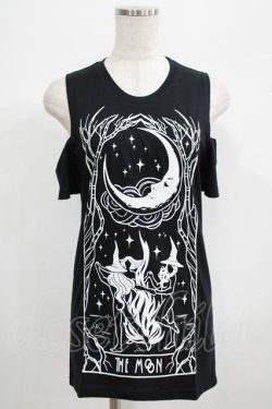 画像1: Restyle / WITCHES CHANT cold shoulder tops XS ブラック H-25-06-26-045-GO-TO-KB-ZH