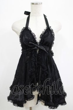 画像1: SEXY DYNAMITE LONDON / レースベビードール  黒 H-25-06-26-049-PU-TO-KB-ZH