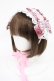 画像1: Angelic Pretty / おしゃまフリルヘッドドレス（タータン）  ピンク H-25-06-26-1001-AP-AC-NS-ZH (1)