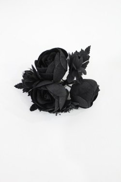 画像1: Victorian maiden / ローズブーケヘアクリップ  アイボリー H-25-06-26-1005-CL-AC-NS-ZH