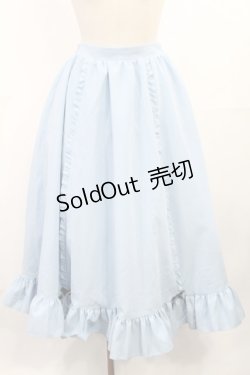 画像1: Cherirulu Chocola / MYフリルSK+エプロン S サックス H-25-06-26-1031-LO-SK-NS-ZH