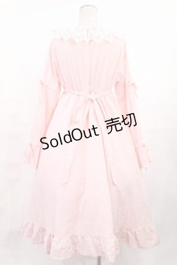 画像2: Cherirulu Chocola / 襟レースフリルワンピース S ピンク H-25-06-26-1033-LO-OP-NS-ZH