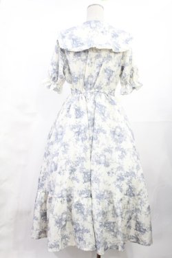画像2: m petit by misako / トワルドジュイOPハンソデ S オフ/サックス H-25-06-26-1036-LO-OP-NS-ZH