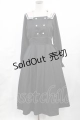 m petit by misako / サンリオキャラクターズコラボ クロミセーラーワンピース S ブラック H-25-06-26-1037-LO-OP-NS-ZH