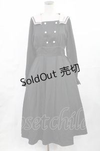 m petit by misako / サンリオキャラクターズコラボ クロミセーラーワンピース S ブラック H-25-06-26-1037-LO-OP-NS-ZH
