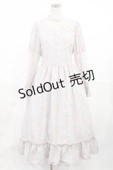 Kurumi Collaboration / 花柄クラシカルワンピース S ラベンダー H-25-06-26-1038-LO-OP-NS-ZH