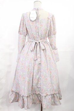 画像2: Kurumi Collaboration / 花柄クラシカルワンピース S ラベンダー H-25-06-26-1038-LO-OP-NS-ZH