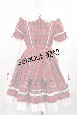 画像3: Angelic Pretty / Dolly Girl付け袖ワンピース(タータン) Free レッド H-25-06-26-1040-AP-OP-NS-ZH