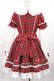 画像3: Angelic Pretty / Dolly Girl付け袖ワンピース(タータン) Free レッド H-25-06-26-1040-AP-OP-NS-ZH (3)