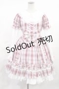 Angelic Pretty / Dolly Girl付け袖ワンピース(タータン) Free ピンク H-25-06-26-1041-AP-OP-NS-ZH