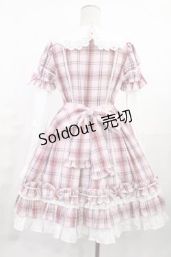 画像3: Angelic Pretty / Dolly Girl付け袖ワンピース(タータン) Free ピンク H-25-06-26-1041-AP-OP-NS-ZH