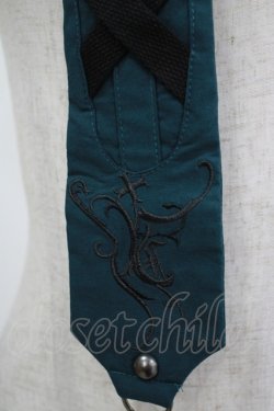 画像2: Ozz Croce / 刺繍ネクタイ  グリーン H-25-06-26-059-OO-ZA-KB-ZH